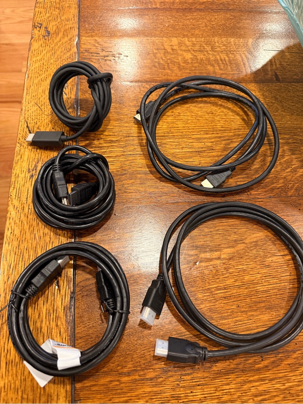 Black Multi-Pack HDMI and USB Cables - Reliable Connectivity
